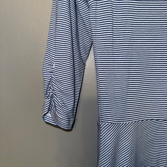 NWT Matilda Jane Between the Lines Dress Blue Stripe Size Medium - Picture 7 of 9